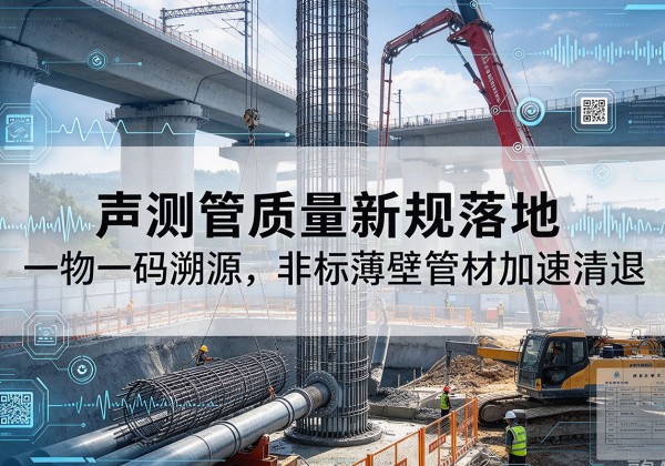 北林声测管质量新规落地，一物一码溯源，非标薄壁管材加速清退