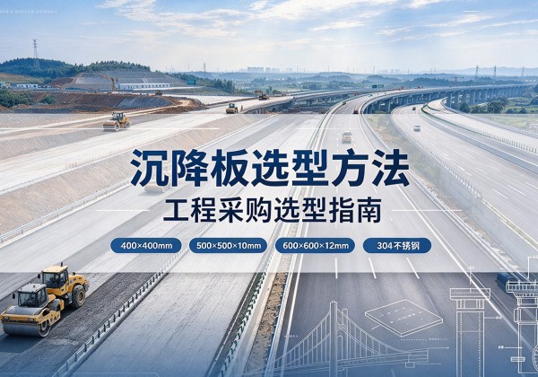 北林沉降板选择方法